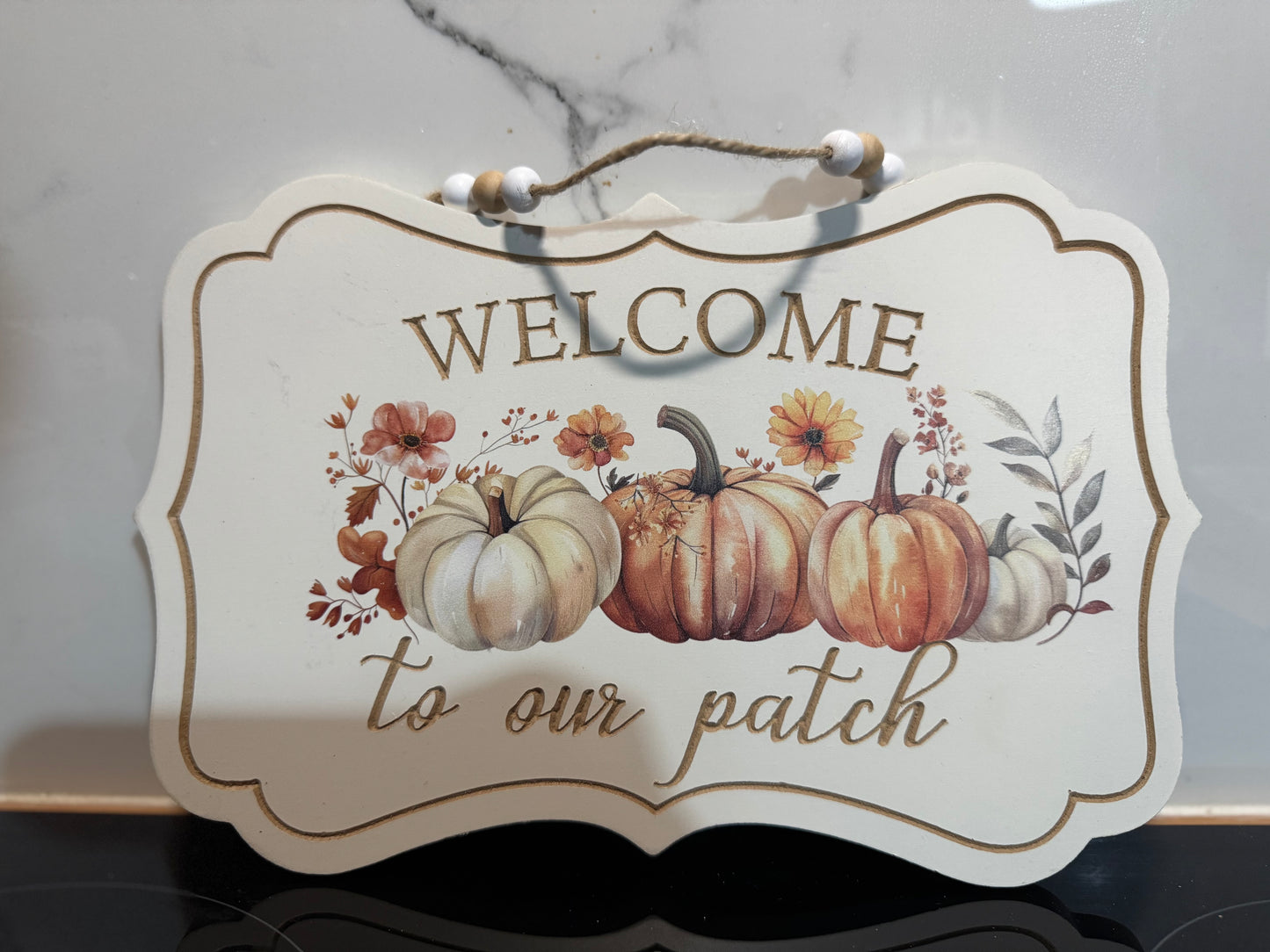 Ταμπέλα ξύλινη welcome