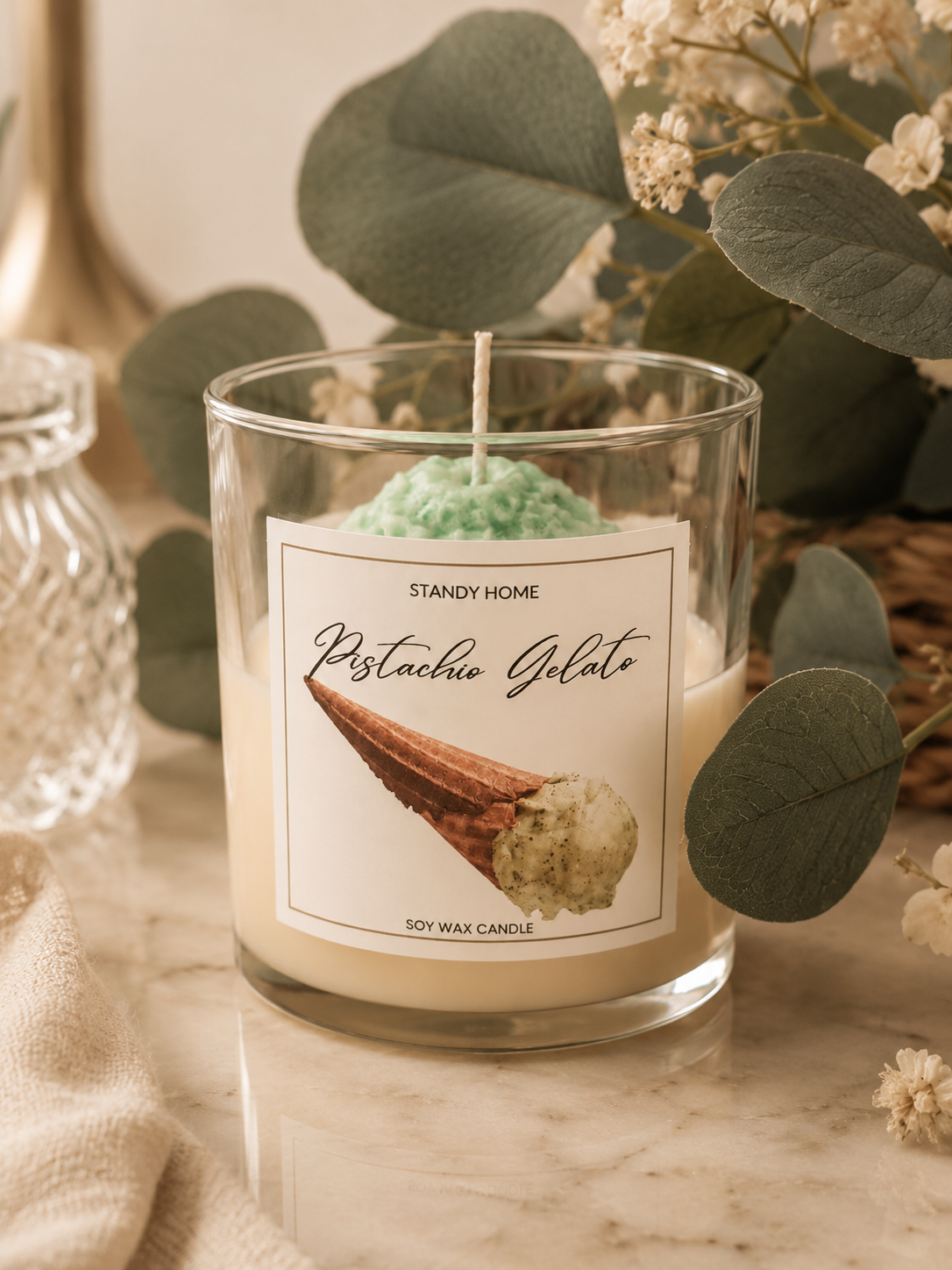 Pistachio gelato