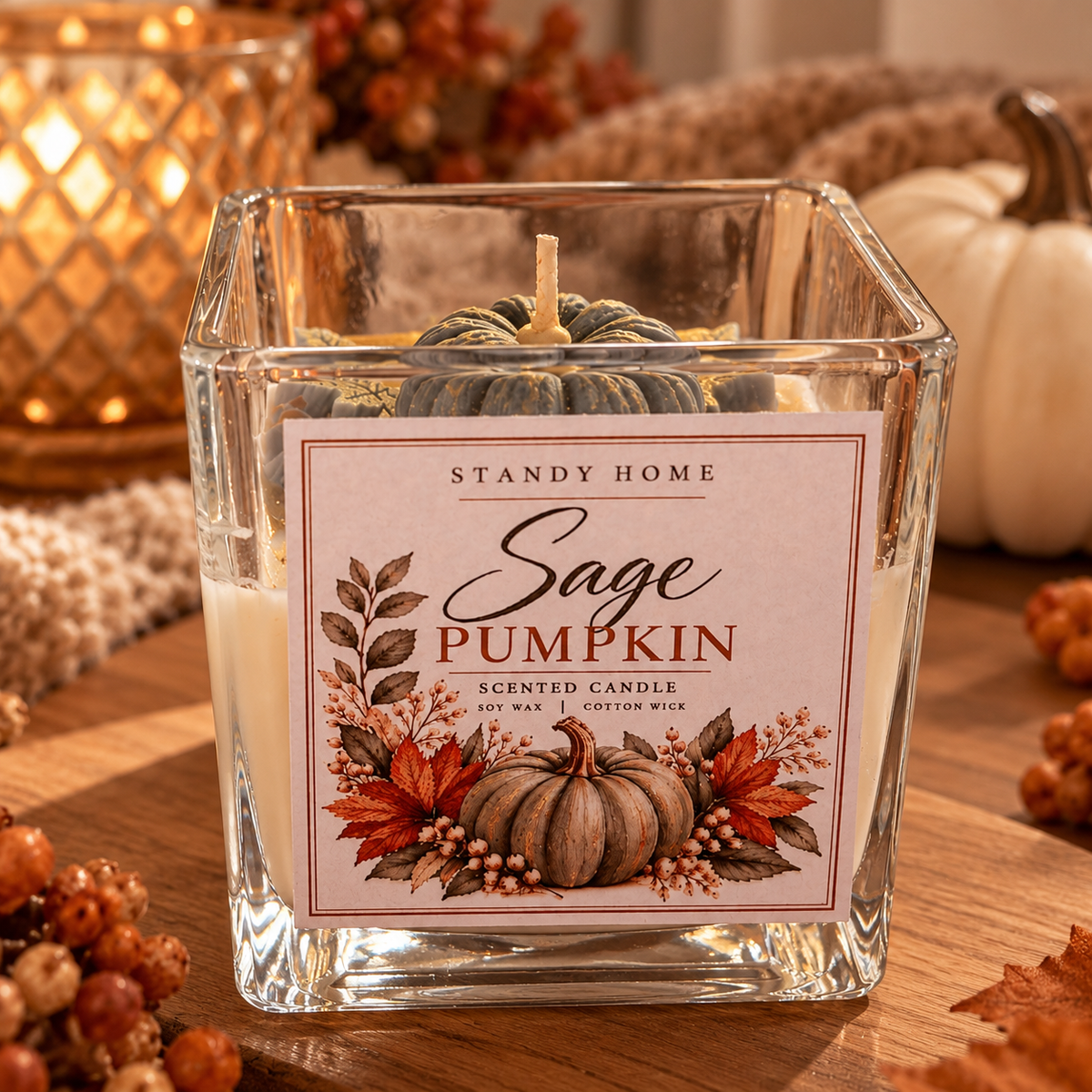 Κερί  sage pumpkin