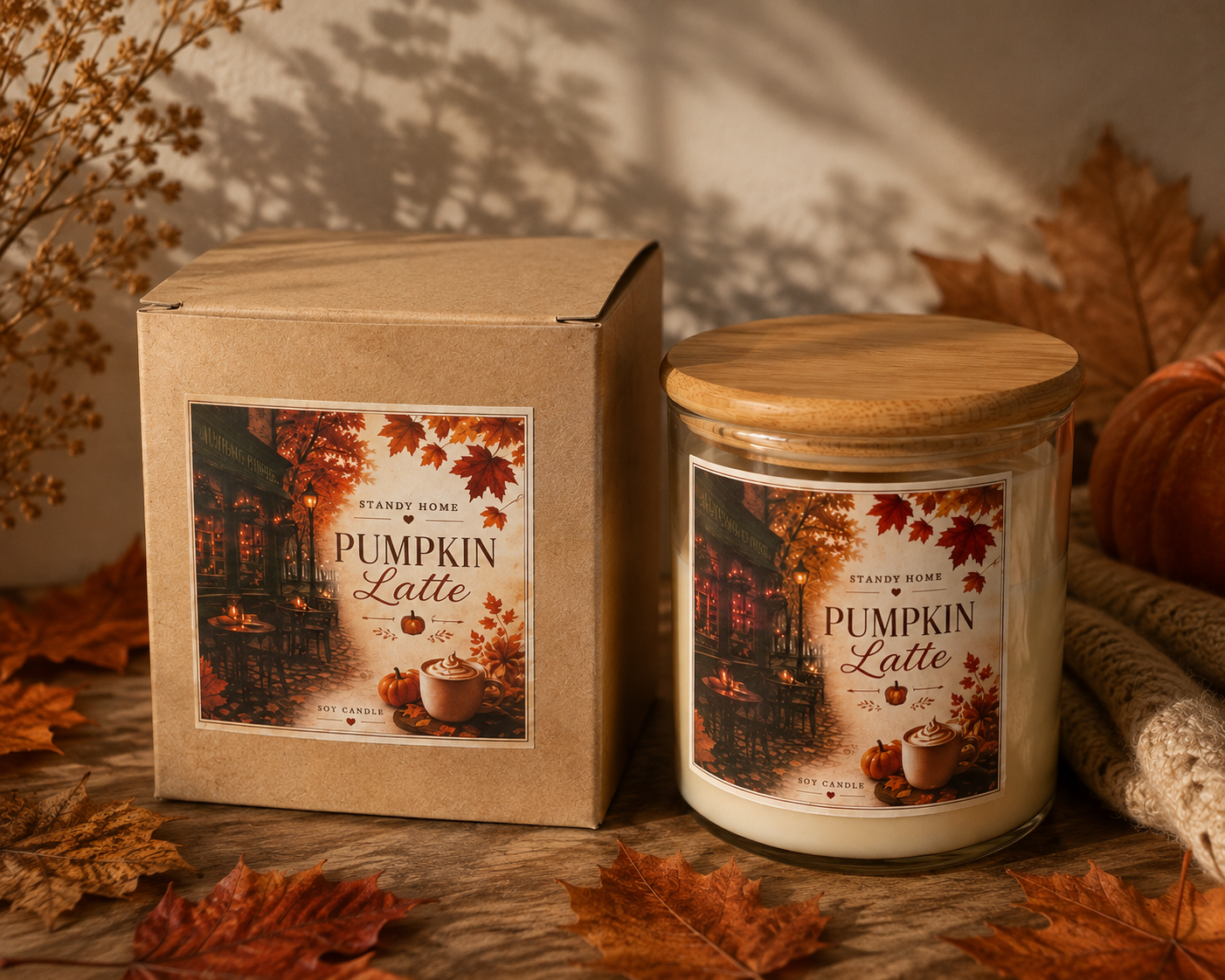 Κερί σόγιας pumpkin latte