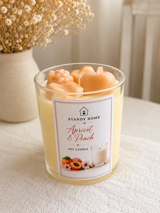 Κερί apricot & peach