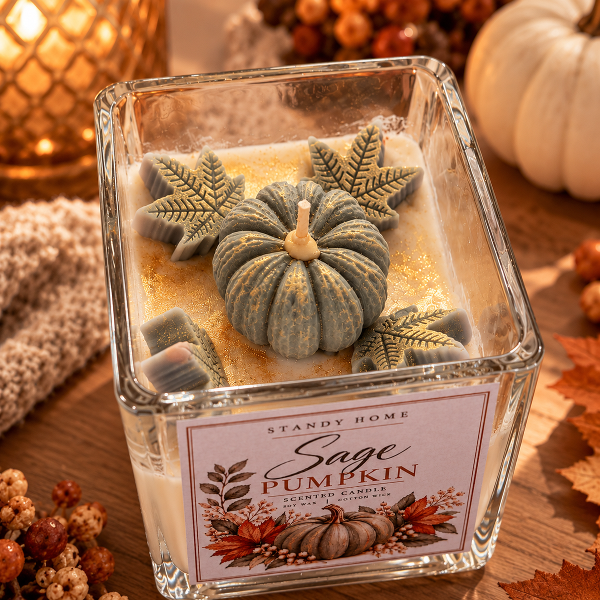 Κερί  sage pumpkin