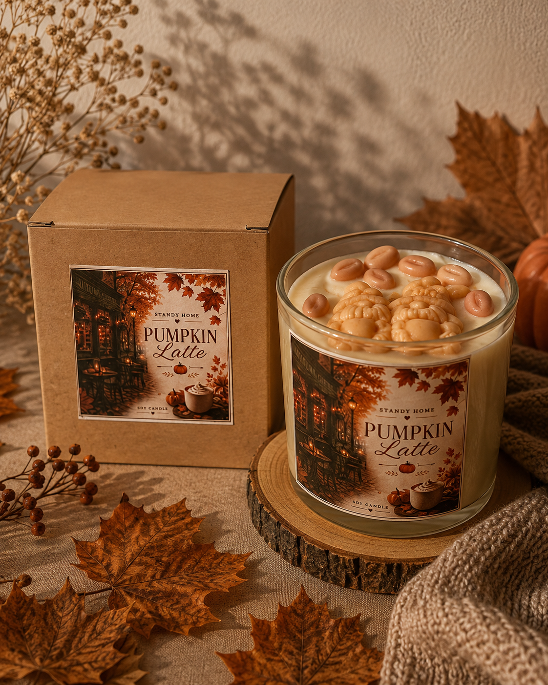 Κερί σόγιας pumpkin latte