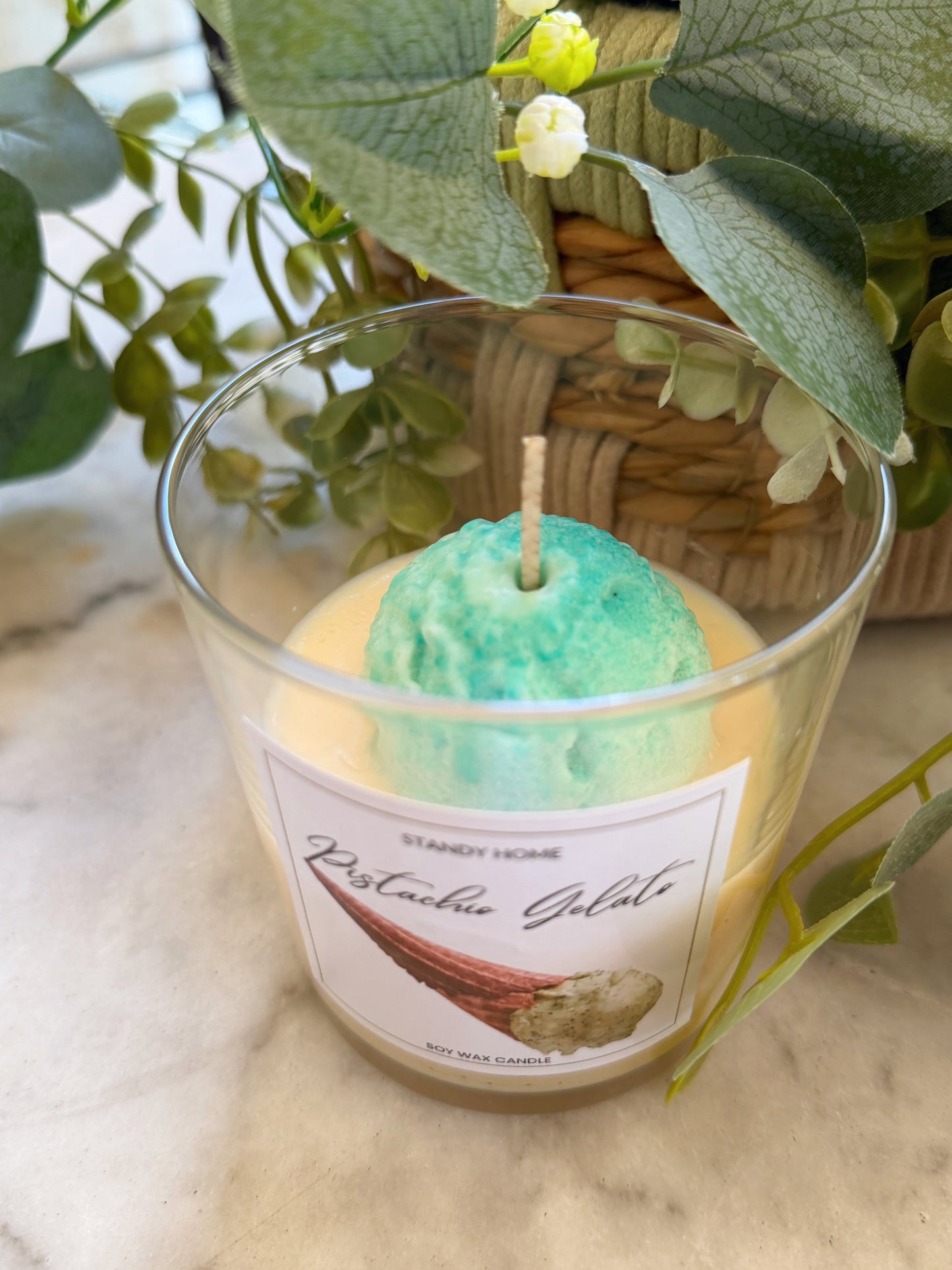 Pistachio gelato