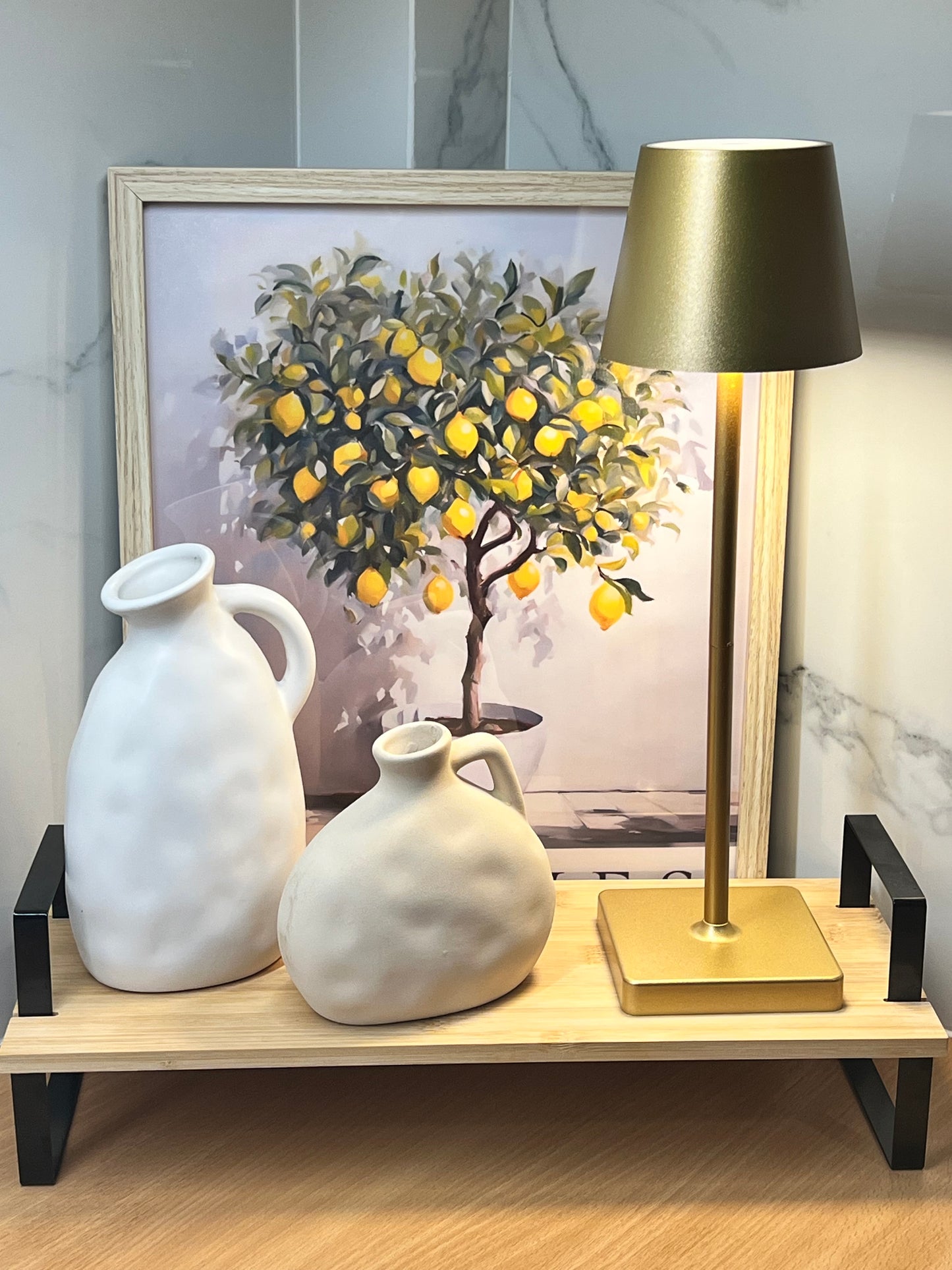 Led χρυσό φωτιστικό